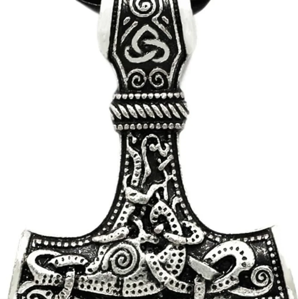 Silver Hammer Pendant Necklace